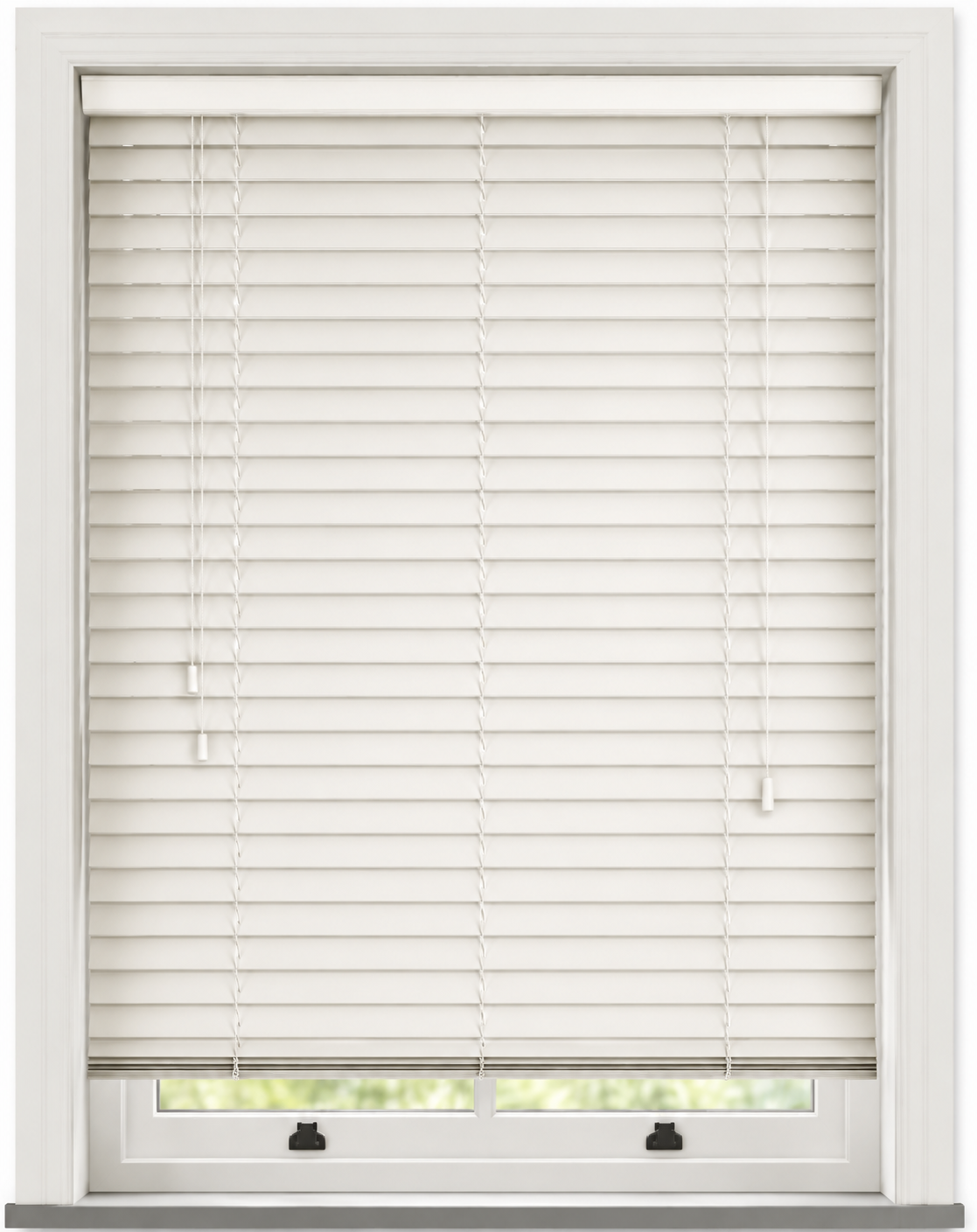 Off White Venetian Blind - made to measure