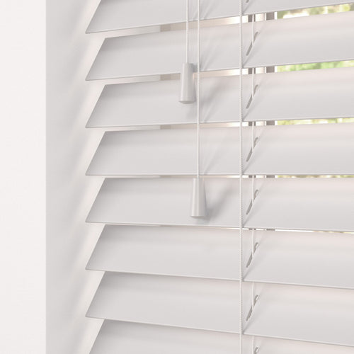 Light Grey Venetian Blind installed in window